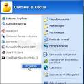 Ni gute wahitamo MESSAGERIE ya menu ya Start kuri windows xp