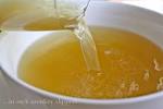 homemade chicken stock | in sock monkey slippers