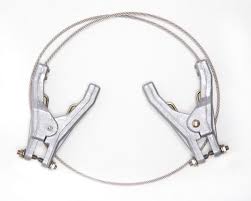 Plier Clamp Grounding Assembly with 10 ft Stainless Steel ...