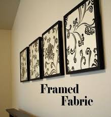 Framed Fabric Art on Pinterest | Framed Fabric, Diy Frame and Fabrics