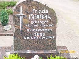 Grab von Frieda Kruse (geb. Loger) (07.09.1917-22.06.1991 ...