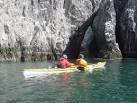 The best way to get in close to Bass Rock is in a sea kayak, - via Daymix