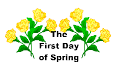 Spring Clip Art - FIRST DAY OF SPRING - FIRST DAY OF SPRING Clip Art