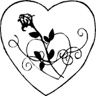 Heart coloring page