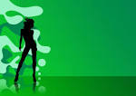 retro green silhouette (retro - via Daymix