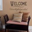 Welcome, Vinyl Wall Words | Removable Wall Word Art for Home Decor