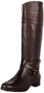 b.o.c by Born Rich Leather Look Tall Boots in Black and Brown ...