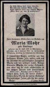 Tobi\u0026#39;s Anslinger-Ahnenbuch | Marie Mohr - ihre letzten Spuren