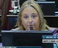 ... Negre de Alonso, a senator from Argentina, interrupts her discourse and ... - Capture