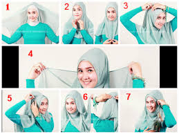 Cara Berjilbab Segi Empat SimpleCara Berjilbab | Cara Berjilbab