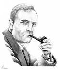 Edwin Hubble Drawing - Edwin