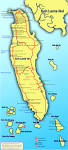 KOH LANTA Map, Krabi