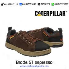 Sepatu Safety Caterpillar Brode ST espresso original - Berkah ...