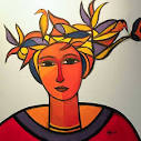 Jaffer's acrylic-on-canvas