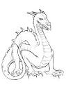 Dragon coloring page