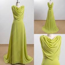 Aliexpress.com : Buy Hippie Evening Dress Long Chiffon Lime Green ...