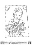 Girl coloring page