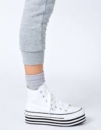 Women HIGH TOP PLATFORM ZIPPER SNEAKERS Shoes US 5.5~8 | Online ...