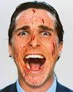 american psycho, blood , christian bale, scream - inspiring picture ... 