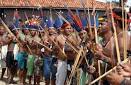 SOS Amazon": 1st action of Amazon tribes, sending message "Wake Up ...