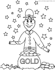 St Patrick coloring page