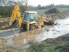 Pond cleaning with attitude. A field pond that had become silted up, - via Daymix