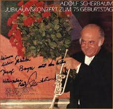 Adolf Scherbaum 75 years old