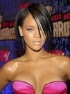 ... a little lightning bolt of blonde in her razored bob. What do you think? - rihanna