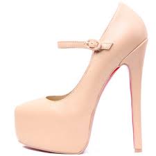 Light Pink 160mm Daffodile Leather Pump - Polyvore