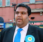 Kashif Ali campaigning in