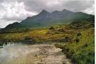 NG4729 : Loch Caol with the Black Cuillin in the background - via Daymix
