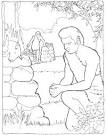 Cain and Abel coloring page