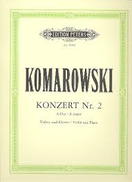 Anatoli Komarowski - Konzert A-Dur Nr.2 für Violine : Lamusica ...