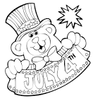 Fourth Of July coloring page
