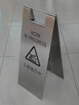 Floor Sign; Stainless steel; Work in Progress - FS-8(SS) (China ...