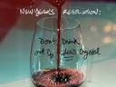 Franke James    New Years Resolution  Dont drink out of lead crystal