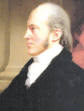 Oil painting of Aaron Burr