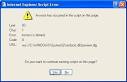 Internet Support  Stop IE Script Error Messages