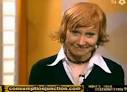 Female newsreader farts right