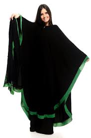 3 new women wear Black And Green Color Designer Abaya ...