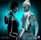 Image result for tron legacy sam meets quorra cosplay