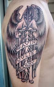 angel tattoo