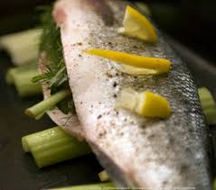 of fish. 1 whole branzino