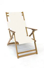 wood beach chair