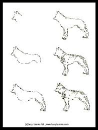 how to draw a wolf