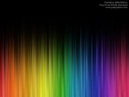 rainbow colors