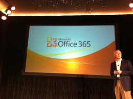 the launch of Office 365,