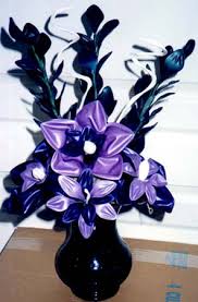 purple wedding flowers