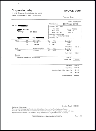invoice sample