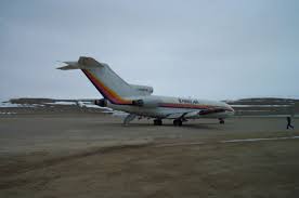 Boeing jet at Resolute Bay